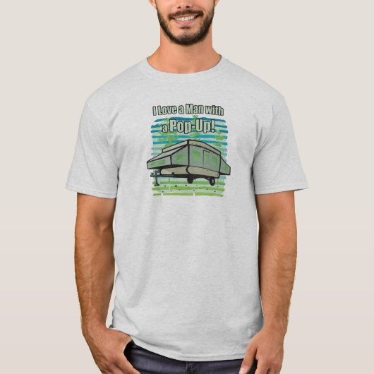 Camping PopUp T-Shirt (Vorderseite)