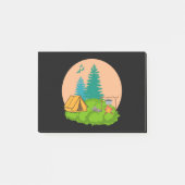 Camping Post-it Klebezettel (Vorderseite)