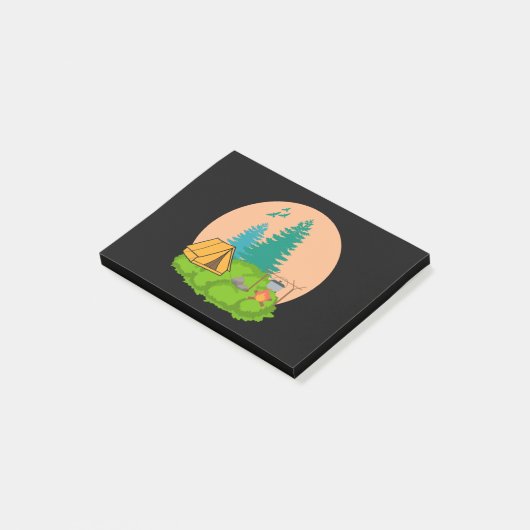 Camping Post-it Klebezettel (angewinkelt)