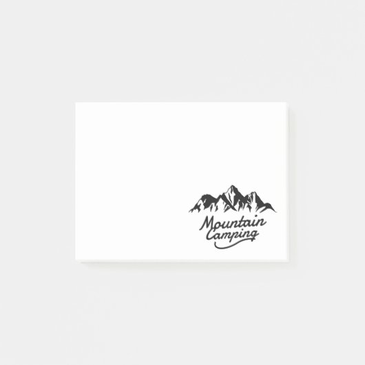 Camping Post-it Klebezettel (Vorderseite)