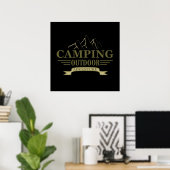 Camping Poster (Heimbüro)