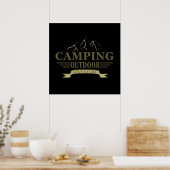 Camping Poster (Küche)