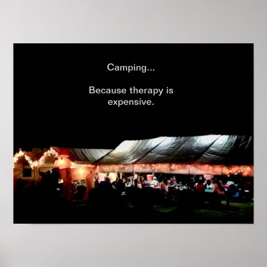 Camping Poster (Vorne)
