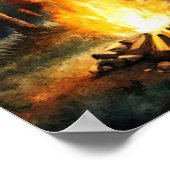 Camping Poster (Ecke)