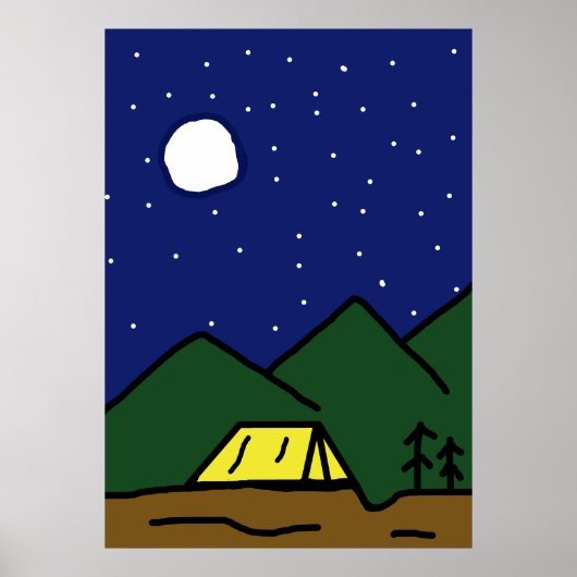 Camping Poster (Vorne)