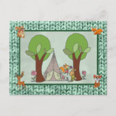 Camping Postkarte (Vorderseite)