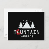 Camping Postkarte (Vorne/Hinten)