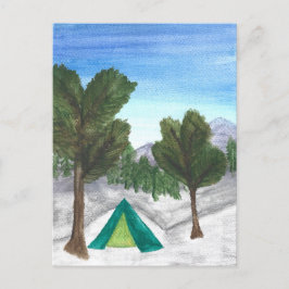 Camping-Postkarte | Natur | Tent Postkarte