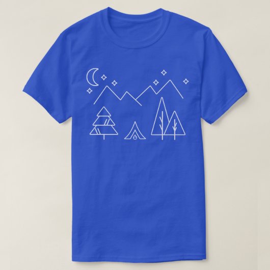 Camping Premium  T-Shirt (Design vorne)