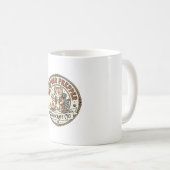 Camping Prepper Bushcraft Katze Camping Prepper Bu Kaffeetasse (VorderseiteRechts)