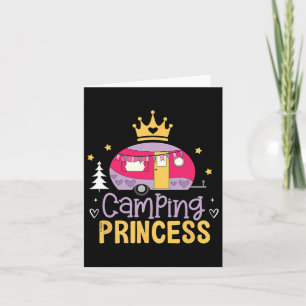 Camping Princess Camper Outdoor Adventurer Entdeck Karte