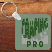 Camping pro für die Pro-Camper oder Wannabe Pro Schlüsselanhänger (Vorderseite)