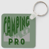 Camping pro für die Pro-Camper oder Wannabe Pro Schlüsselanhänger (Rückseite)