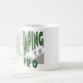 Camping pro print für ihn - beruflicher Camper Kaffeetasse (Vorderseite Links)