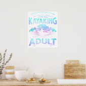 Camping - Probleme eines alten Mannes. Poster (Küche)