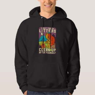 Camping Pun Bear nur Mülleimer Campfire Outdo Hoodie