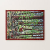 Camping Puzzle Red (Horizontal)