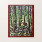 Camping Puzzle Red (Vertikal)