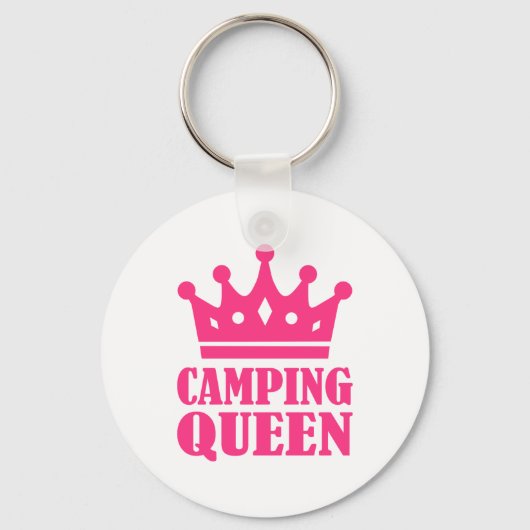 Camping Queen-Champion Schlüsselanhänger (Vorderseite)