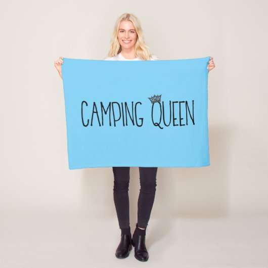 "Camping Queen" Fleece Blankets (Beispiel)