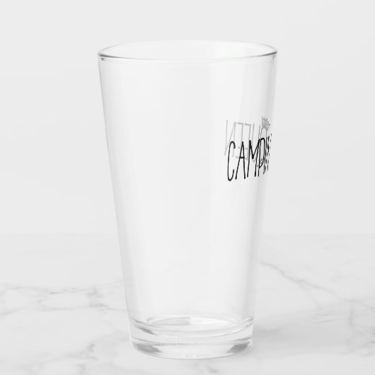 "Camping Queen" Glas (Rechts)