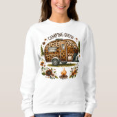 Camping-Queen-Sweatshirt Sweatshirt (Vorderseite)