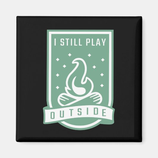 Camping Quote Urlaub Magnet (Vorne)