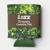 Camping Reise Grüne Leaf Wiedersehen Urlaub Dosenkühler (Rückseite)