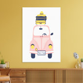 Camping Reisewagen Leinwanddruck (Insitu (Wohnzimmer))