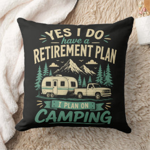 Camping-Rentenplan Kissen