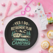 Camping-Rentensystem Pappteller (Party)
