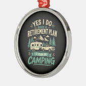 Camping-Rentenvorsorgeplan Ornament Aus Metall (Links)