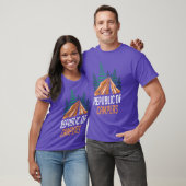Camping Republik Der Camper Mädchen T-Shirt (Unisex)