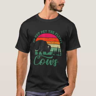 Camping Retro Bisons Streicheln Sie nicht die flau T-Shirt