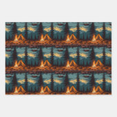 Camping Retro Colors Geschenkpapier Set (Vorderseite 2)