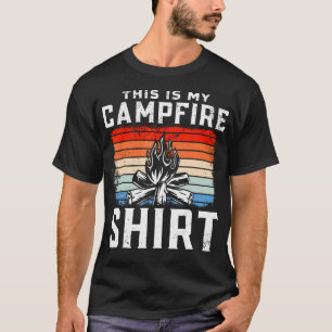 Camping Retro Vintage Das ist mein Lagerfeuer-Shir T-Shirt
