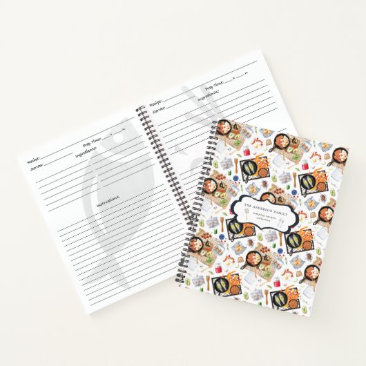 Camping-Rezepte-Journal Notizblock (Innenseite)