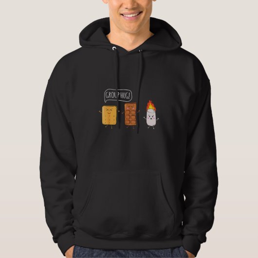 Camping Roasting Bonfire Adventure Hoodie (Vorderseite)
