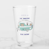 Camping RV Anhänger Camper Beer Pint trinken Glas (Rückseite)