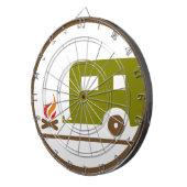 Camping RV-Anhänger und -lagerfeuer Dartscheibe (Vorderseite rechts)