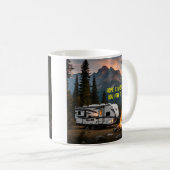 Camping-RV-Anhänger-Zuhause - Kostenvoranschlag Kaffeetasse (VorderseiteRechts)