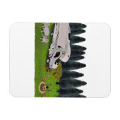 Camping RV im Forest Camping Spot Magnet (Horizontal)