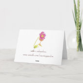 Camping Scene Happy Birthday Card Karte (Rückseite)