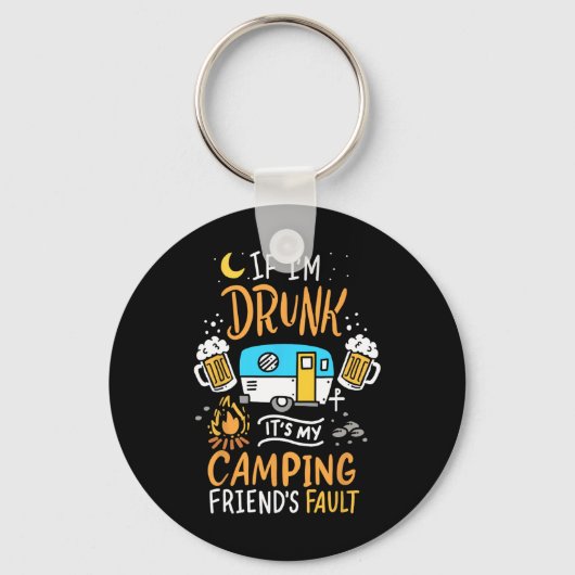 Camping schlüsselanhänger (Vorderseite)