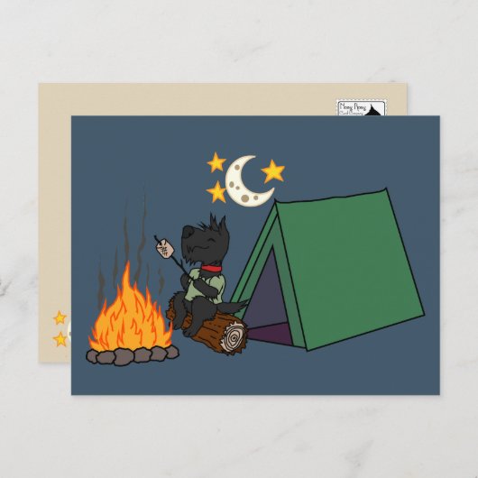 Camping Scott: Postkarte (Vorne/Hinten)