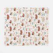 Camping-See - hellbeige Fleecedecke (Vorderseite (Horizontal))