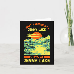 Camping Seesee Jenny Lake Karte