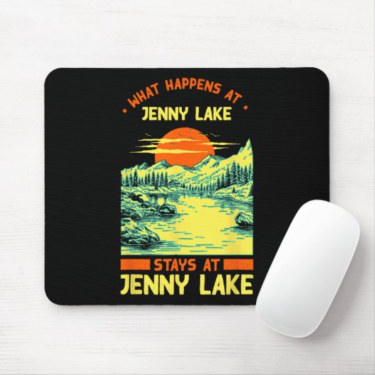 Camping Seesee Jenny Lake Mousepad (Mit Mouse)