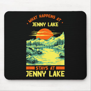 Camping Seesee Jenny Lake Mousepad