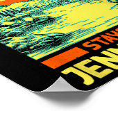 Camping Seesee Jenny Lake Poster (Ecke)